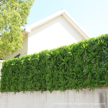 Designer home decor artificial hedge green wall for privacy safety